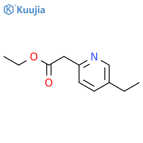 Ethyl (5-Ethyl-2-pyridinyl)acetate structure